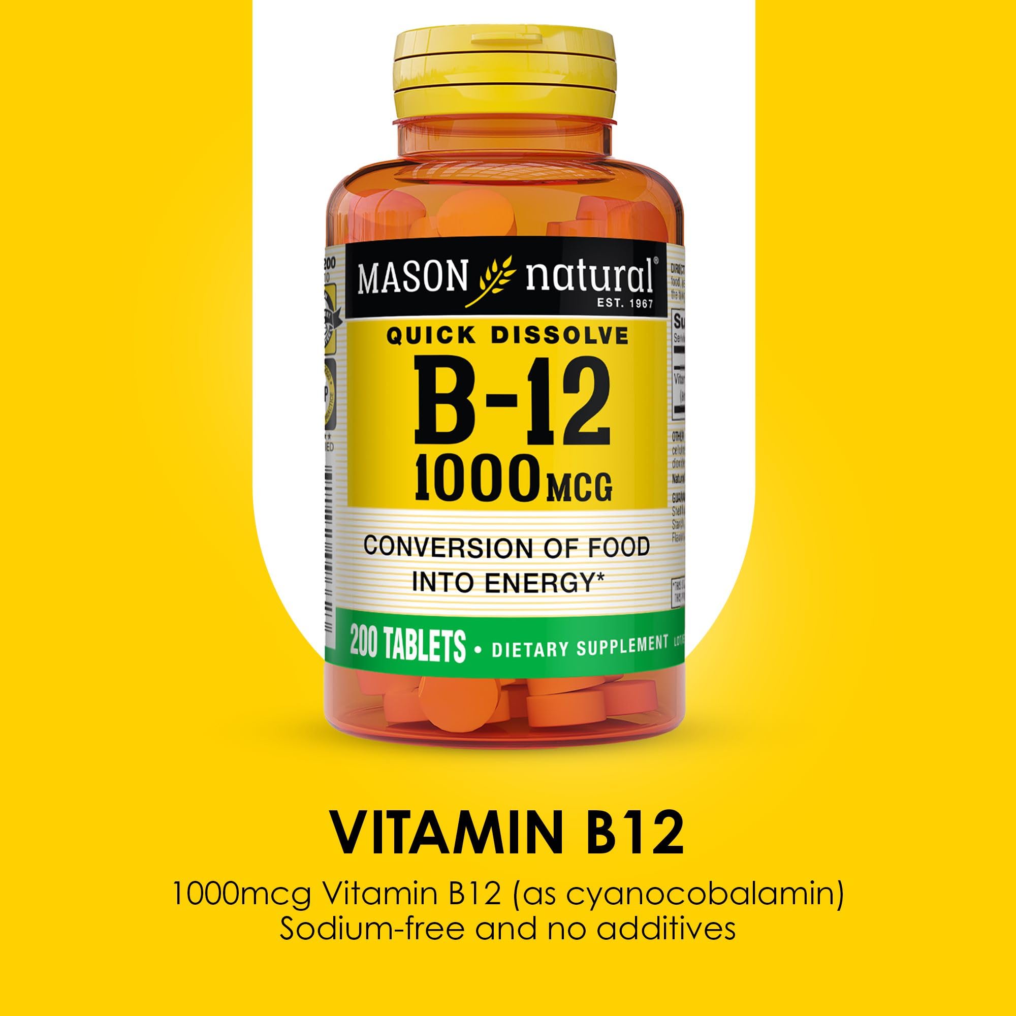 Boîte Mason Natural B12, conditionnement pratique et accessible.
