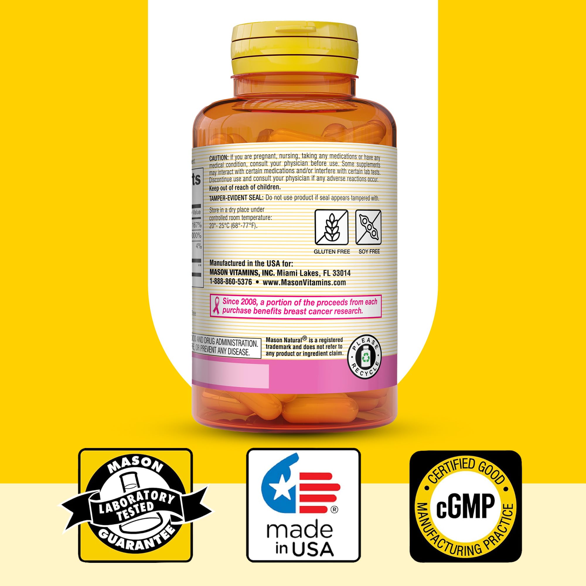 Bienfaits potentiels pour cheveux, peau et articulations avec Mason Natural.