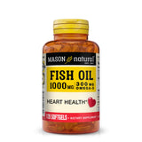 MASON NATURAL – bouteille huile poisson omega-3, soutien potentiel des articulations et du bien-être.