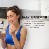 Étiquette Mason Natural Ultra Collagene, information claire sur l'utilisation et les bénéfices potentiels.