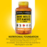 MASON NATURAL etiquette-emballage: produit clair et information nutritionnelle lisible.