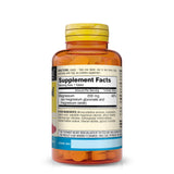 Étiquette Mason Natural magnésium 200 mg montrant la qualité et la traçabilité.