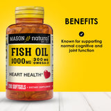 Gélules softgel Mason Natural Omega-3, pratique et rapide à prendre.