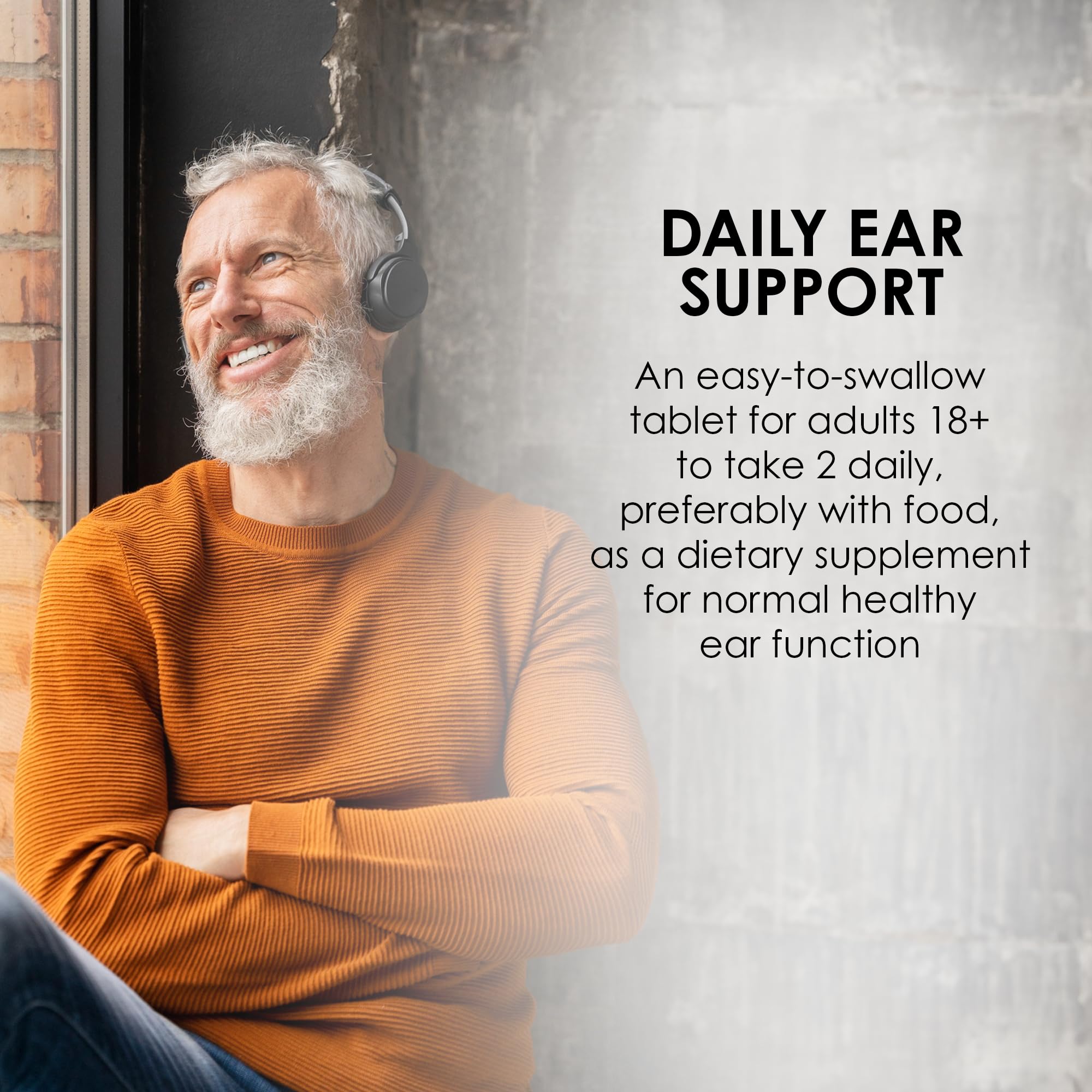 Mason Natural Ear Health Plus — capsules avec eau pour une prise simple.