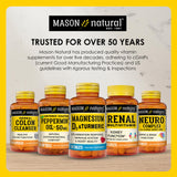 Mason Natural Ear Health Plus — fiche produit avec informations nutritionnelles.