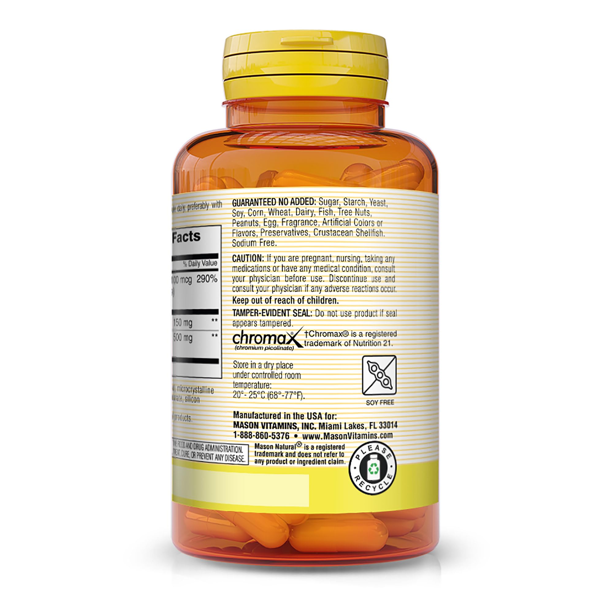 Mason Natural – poudre de cannelle entière pour le métabolisme et le bien-être.