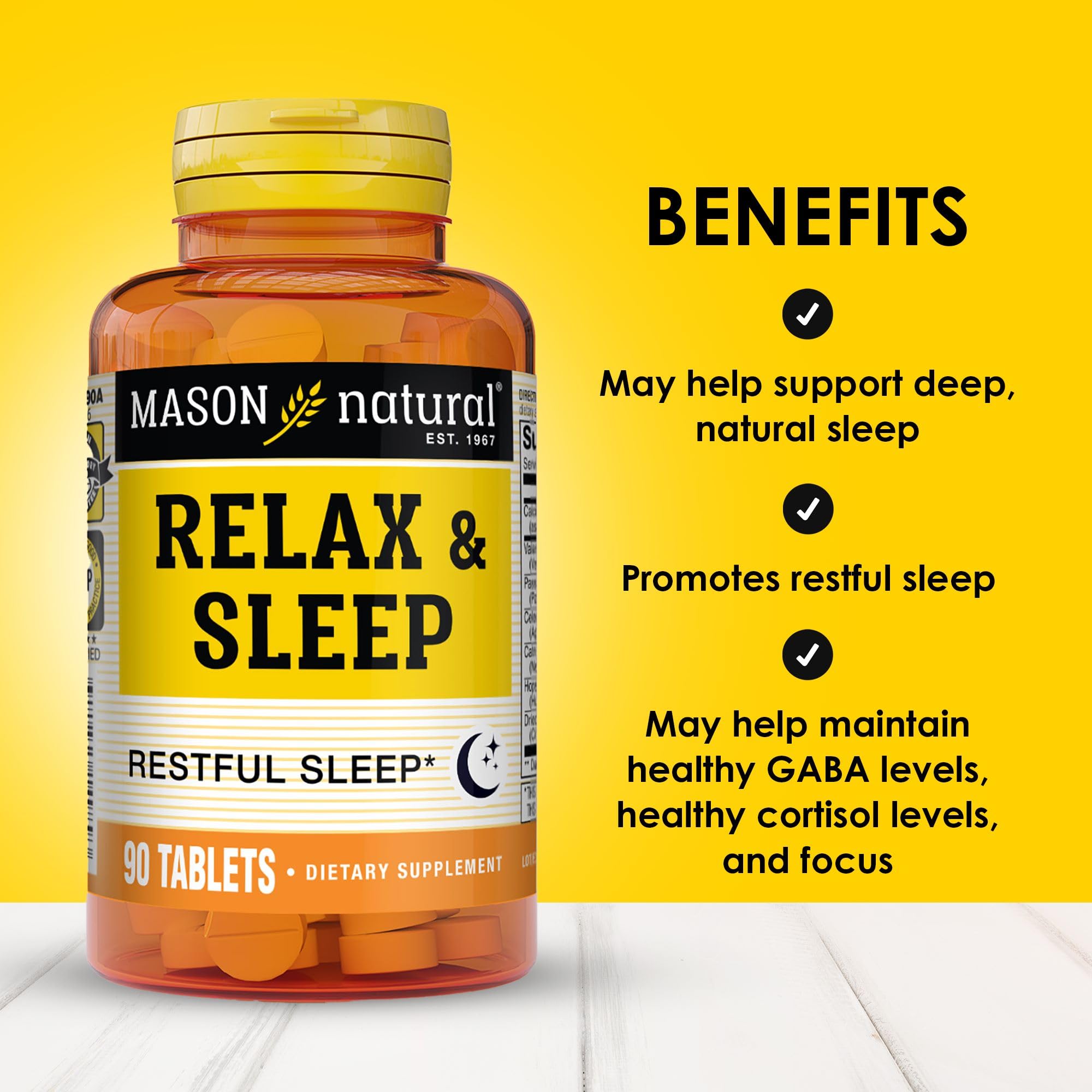 MASON NATURAL Relax – tablette prête à usage, option pratique avant le coucher