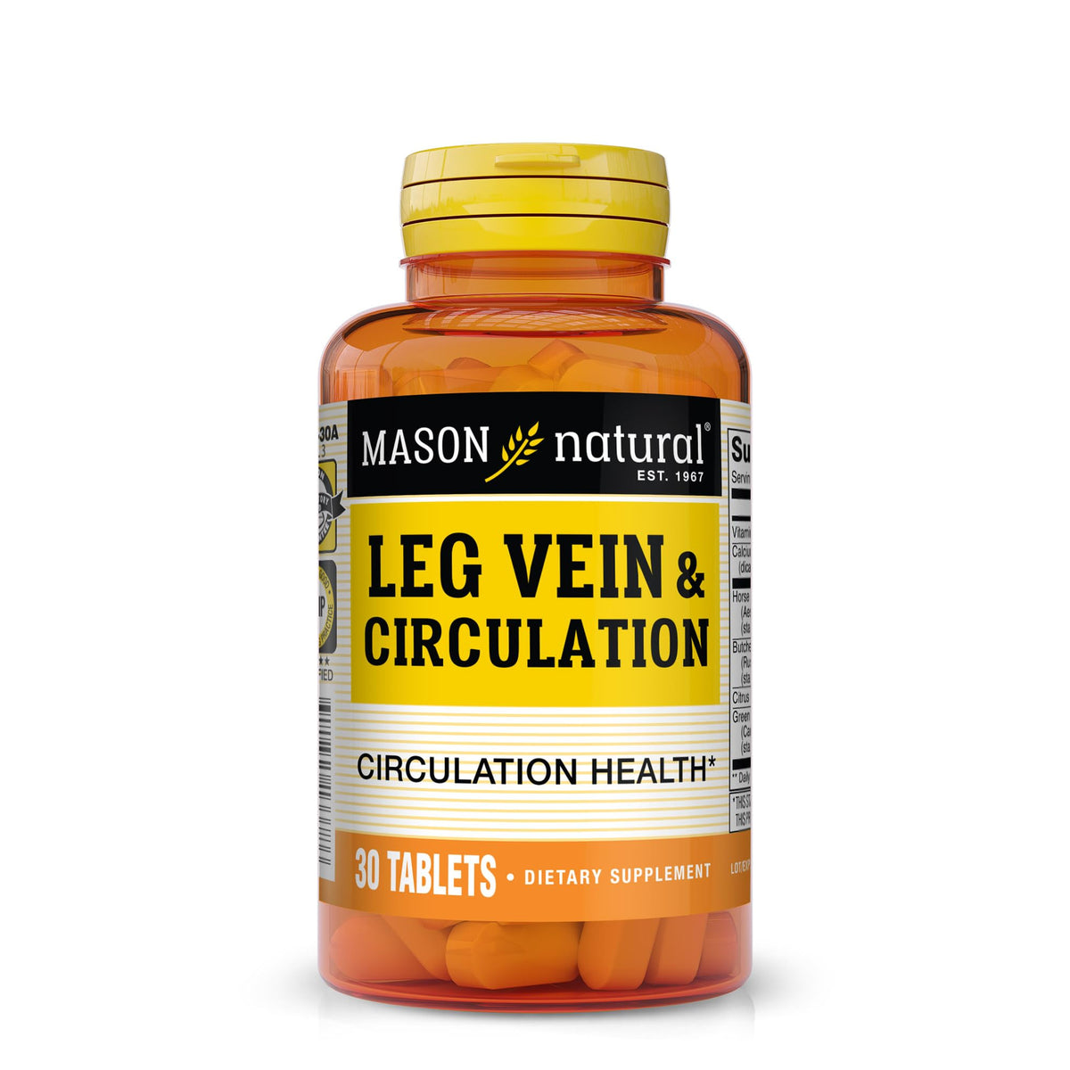 Mason Natural – bouteille du complément pour les veines des jambes, soutien.