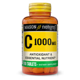 MASON NATURAL Vitamine C 1000 mg, comprimés faciles à avaler pour le quotidien.