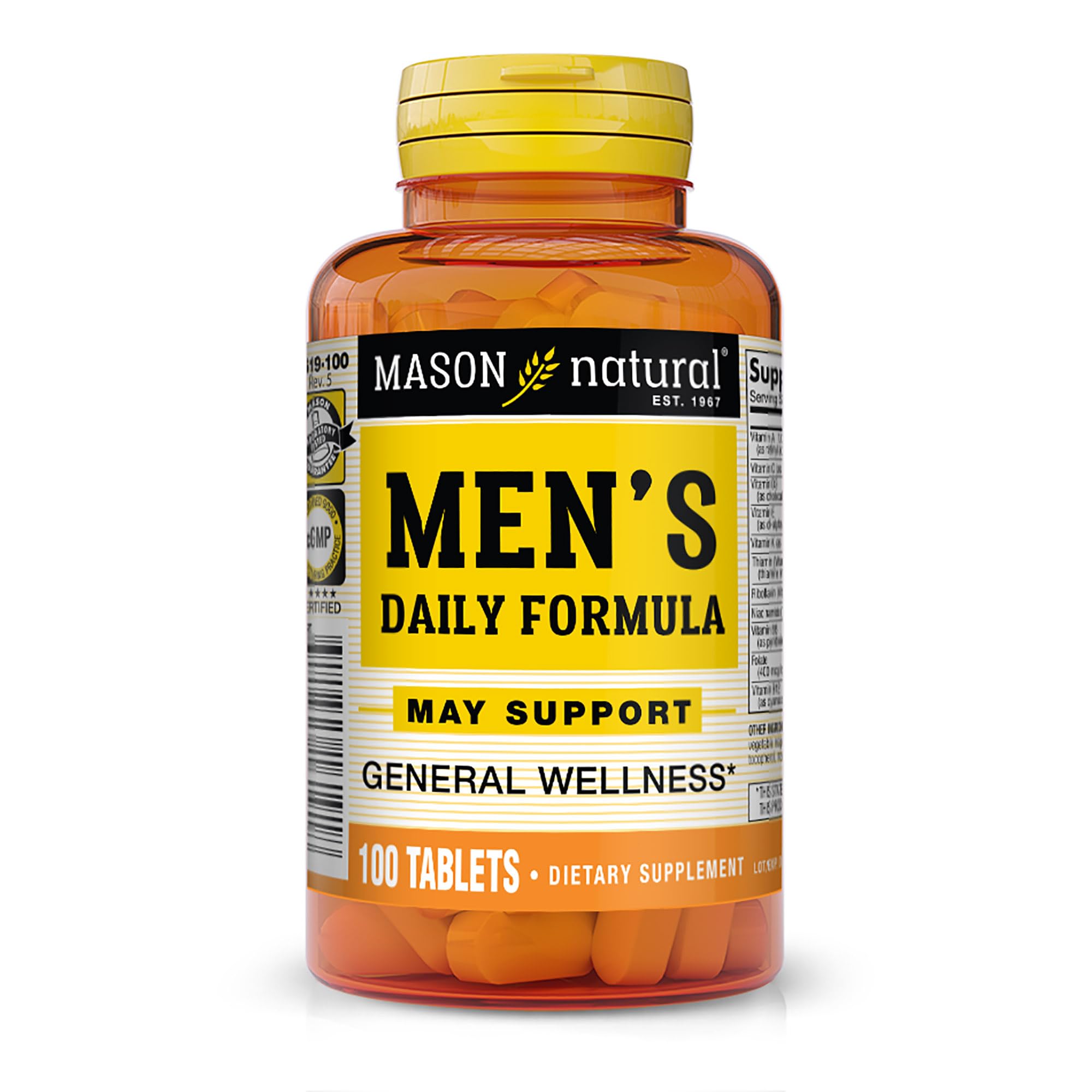 MASON NATURAL Formule Homme: bouteille montrant le bien-être quotidien.