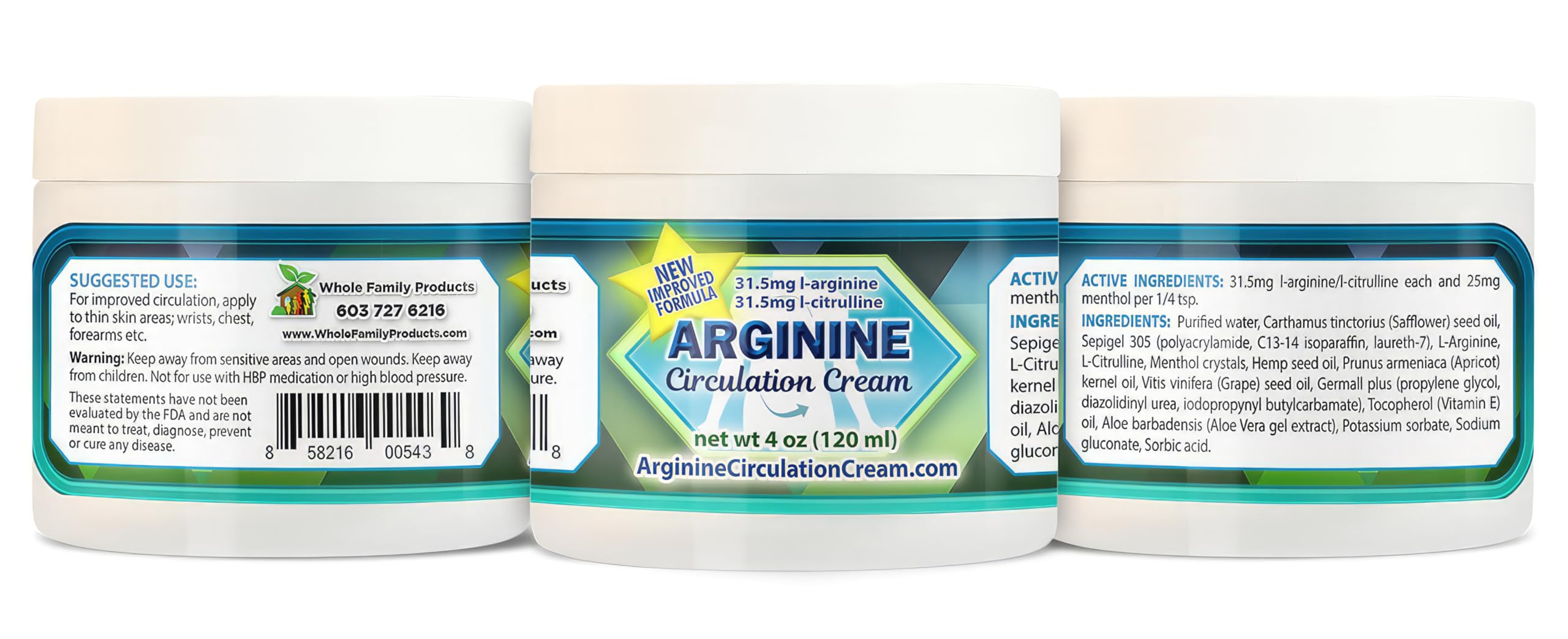 Massage sur mains et pieds avec la Crème Circulation Arginine Whole Family