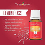 Application topique d'huile citronnelle Young Living pour massage et détente après effort.
