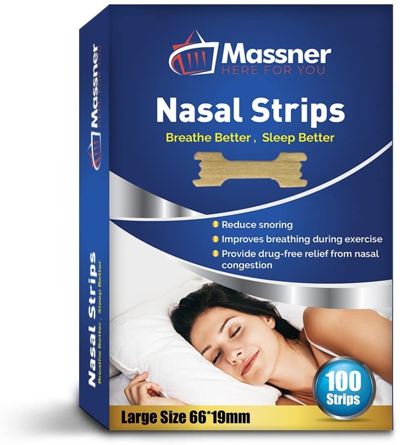 Massner bandes nasales offrent confort nocturne et respiration plus fluide.