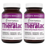 Theralac bouteille-poudre incolore, facile à ajouter aux repas des adultes et enfants.