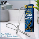 Grattoir MasterMedi langue compatible lave-vaisselle pour un nettoyage sans effort.