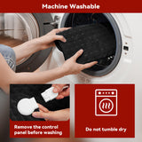 MASVIS tapis chaleur détachable, lavable en machine facilitant l’entretien