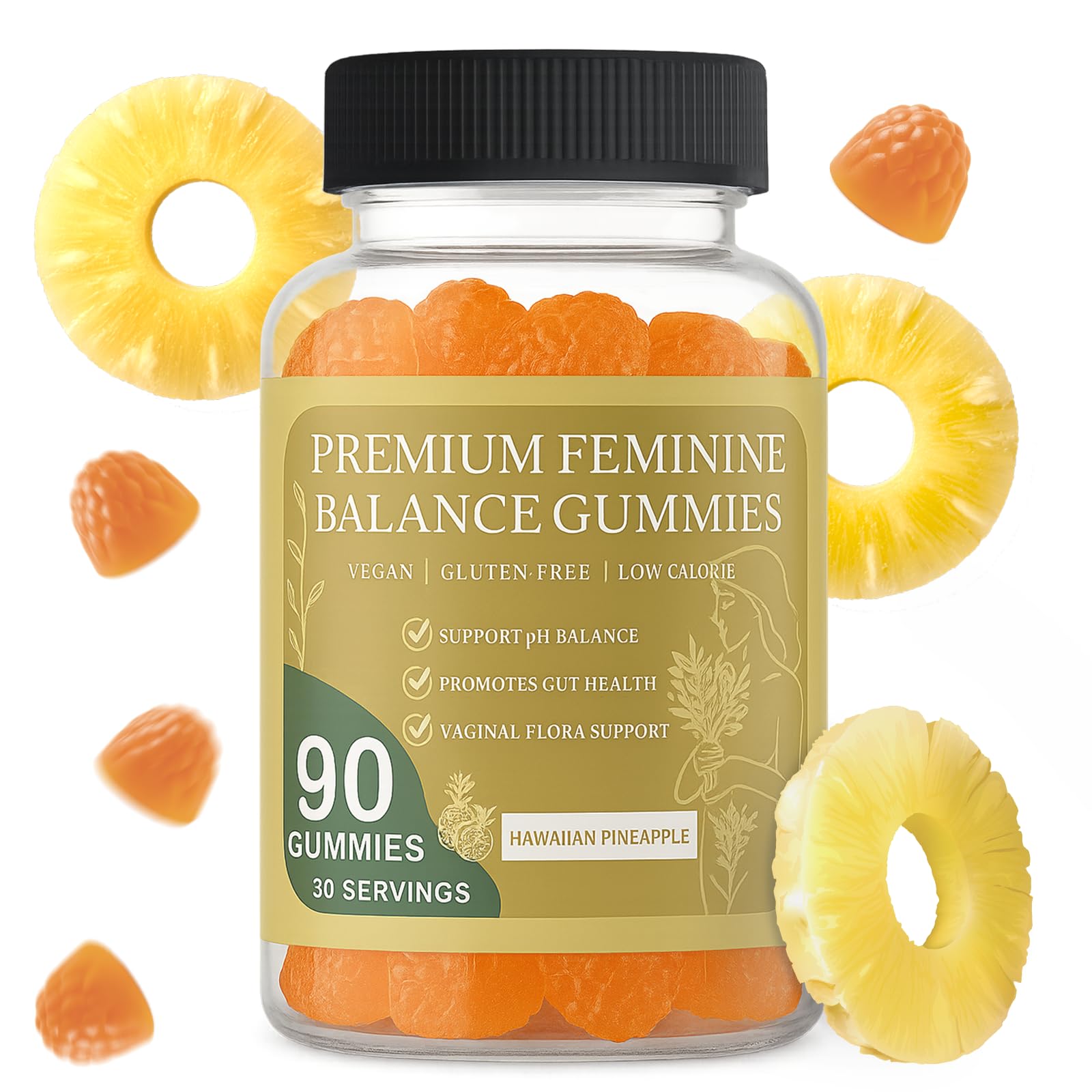 MATOP équilibre féminin – bouteille de gommes pratique pour le quotidien