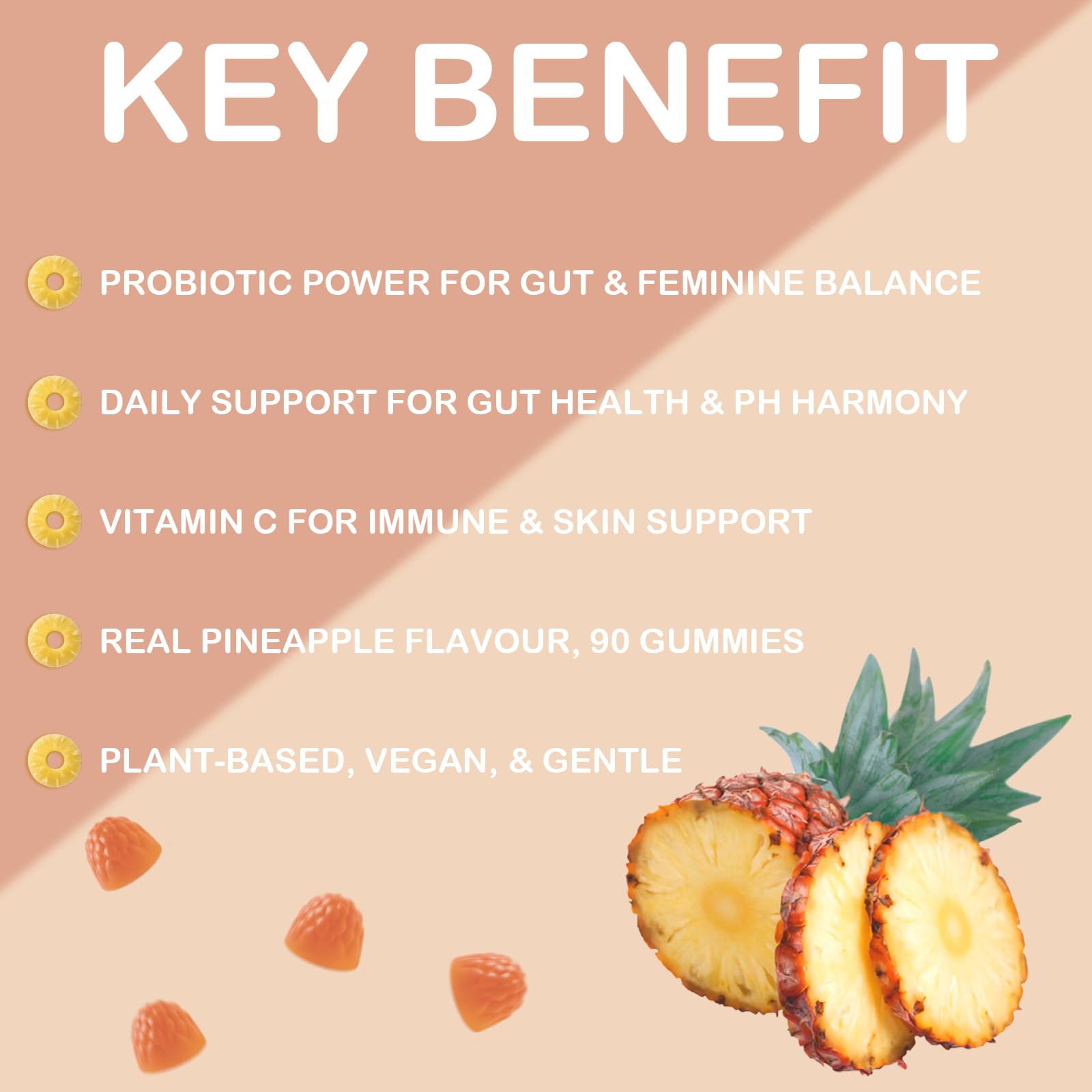MATOP Balance Féminin – gommes ananas, texture fruitée et plaisir sensoriel