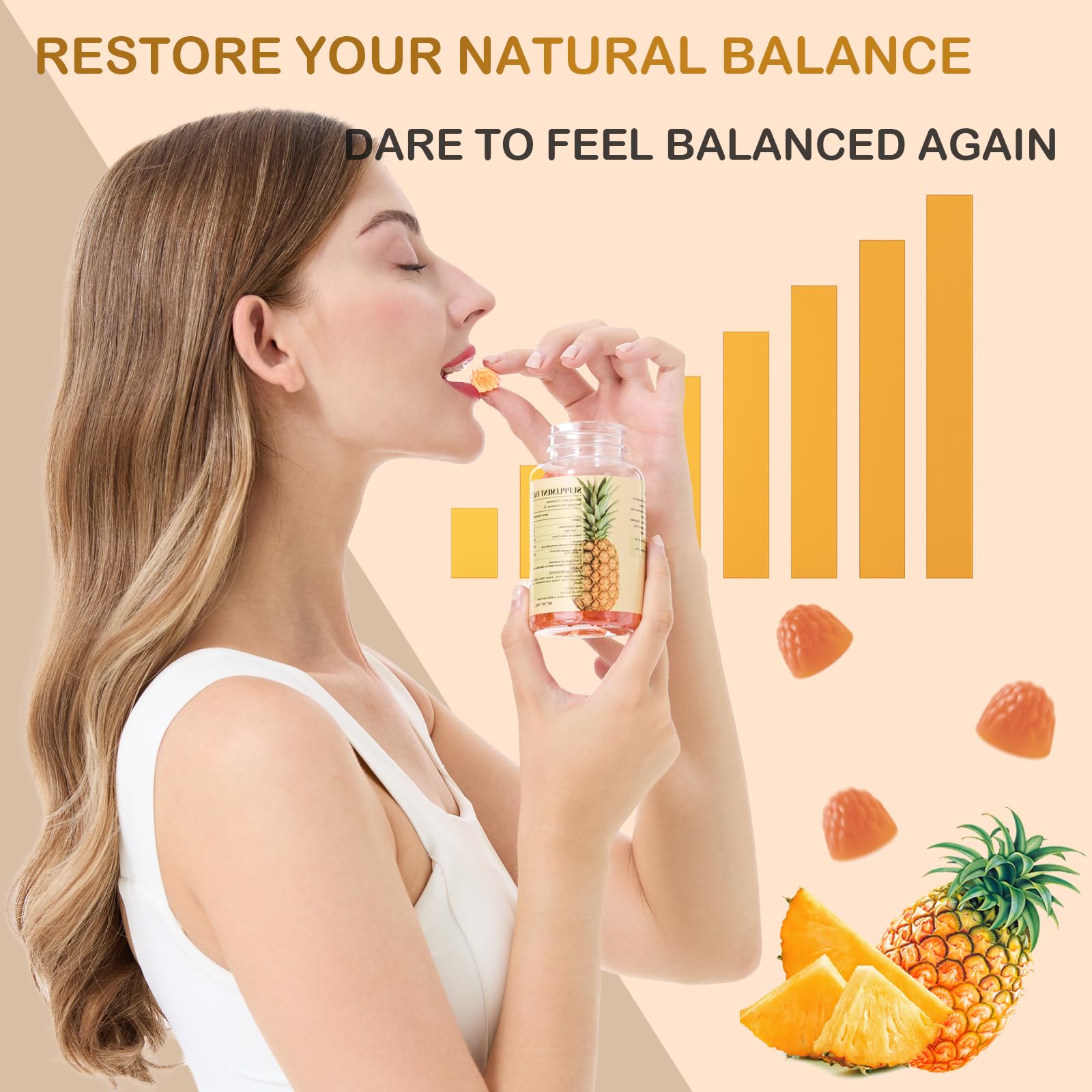 MATOP Balance Féminin – gommes véganes et sans gluten – étiquette claire