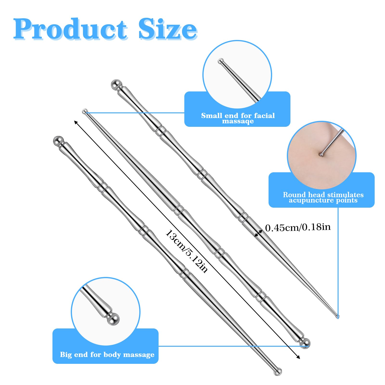 Matwsec stylo d'acupression applique une pression précise pour soulager les tensions.