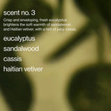 Maude Burn No.3 – fragrance cassis et vetiver pour une sensation rafraîchissante.