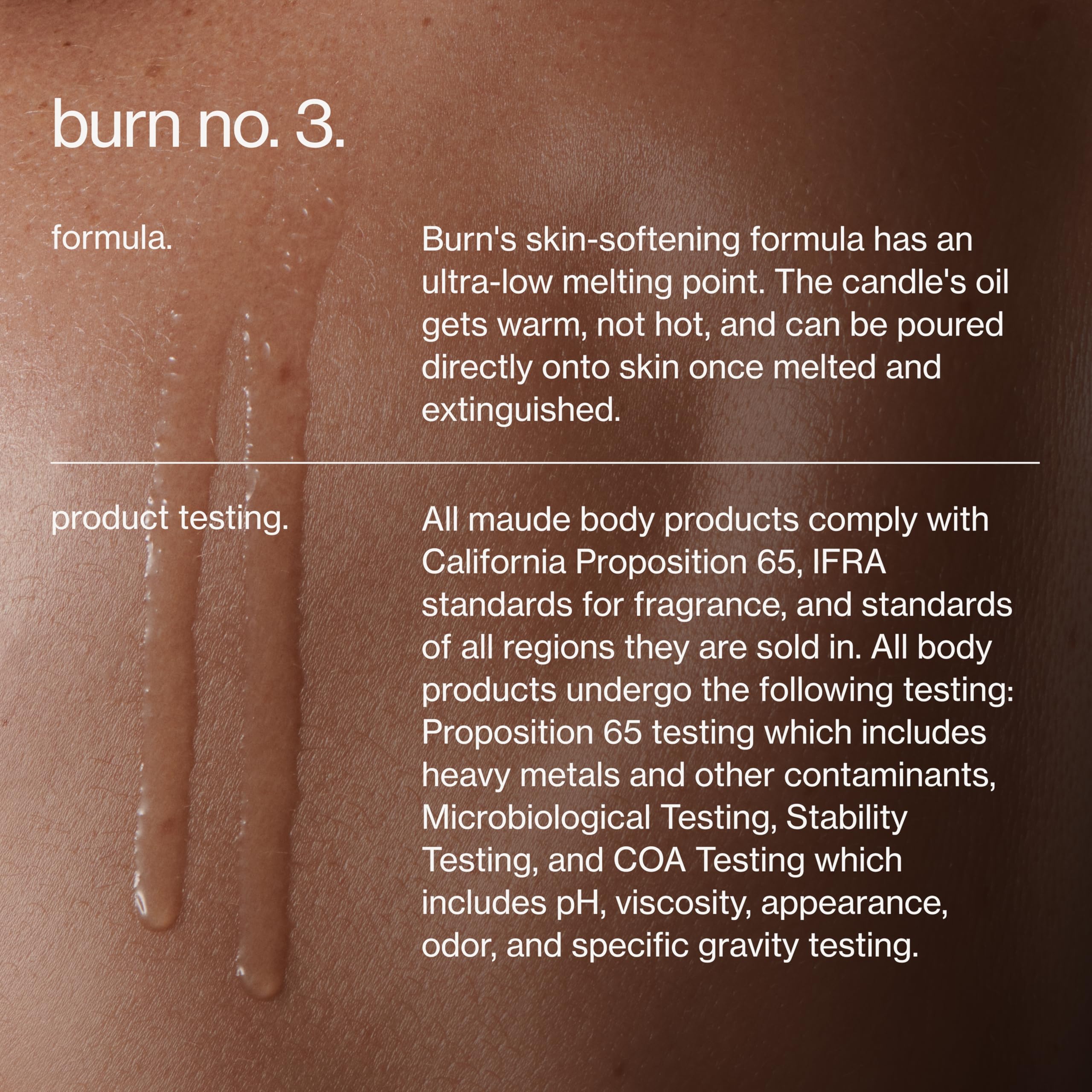 Maude Burn No.3 – étape de brûlage et extinction pour libérer l huile.