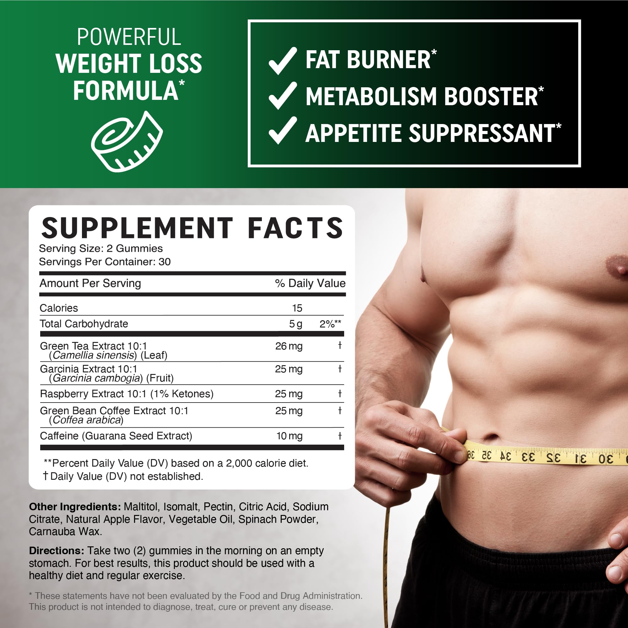 Conditionnement MAV NUTRITION 60 gommes, sans additifs artificiels.