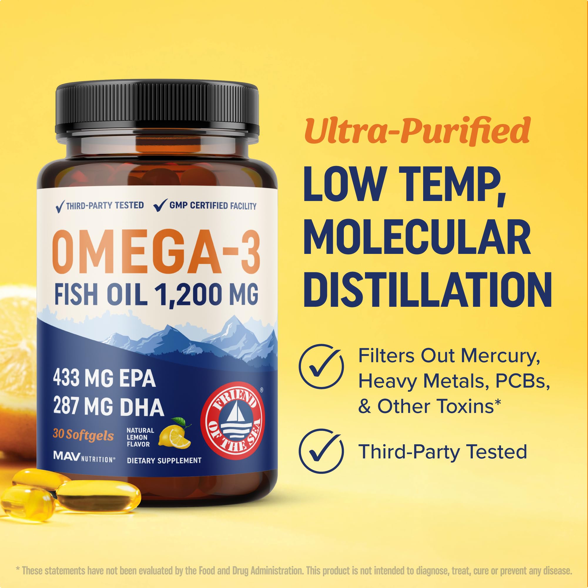 MAV NUTRITION Distillation Moléculaire – huile pure et purifiée pour une meilleure qualité.