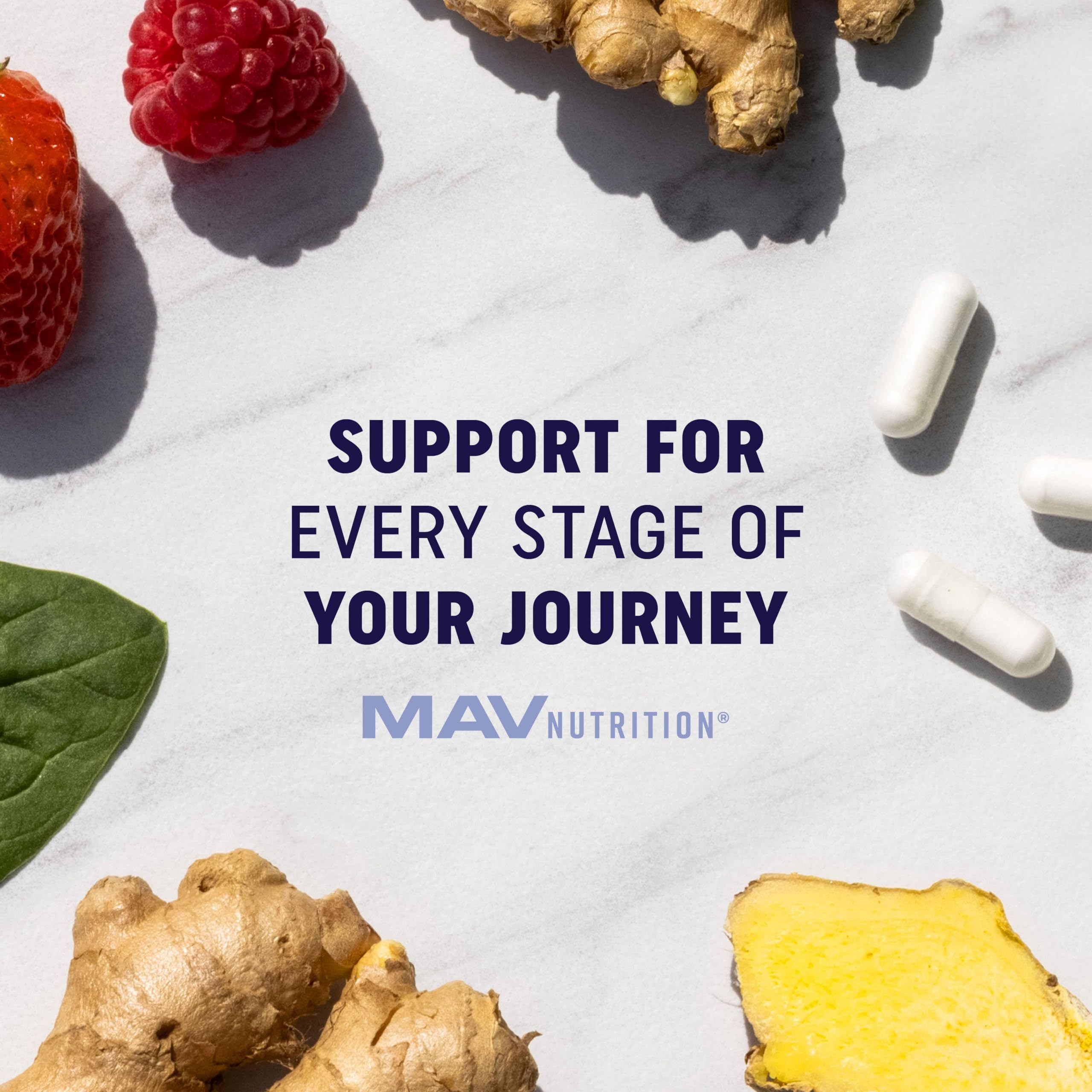 MAV NUTRITION emballage recyclable — choix durable et respectueux de l’environnement.