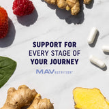 MAV NUTRITION emballage recyclable — choix durable et respectueux de l’environnement.