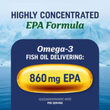 Capsules citron MAV Nutrition EPA Ultra, faciles à avaler et au goût frais.