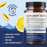 Capsules citron MAV Nutrition EPA Ultra, soutien des acides gras et équilibre nutritionnel.