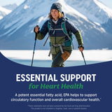 Étiquette MAV Nutrition EPA Ultra, sans gluten et certifiée, fabrication responsable.