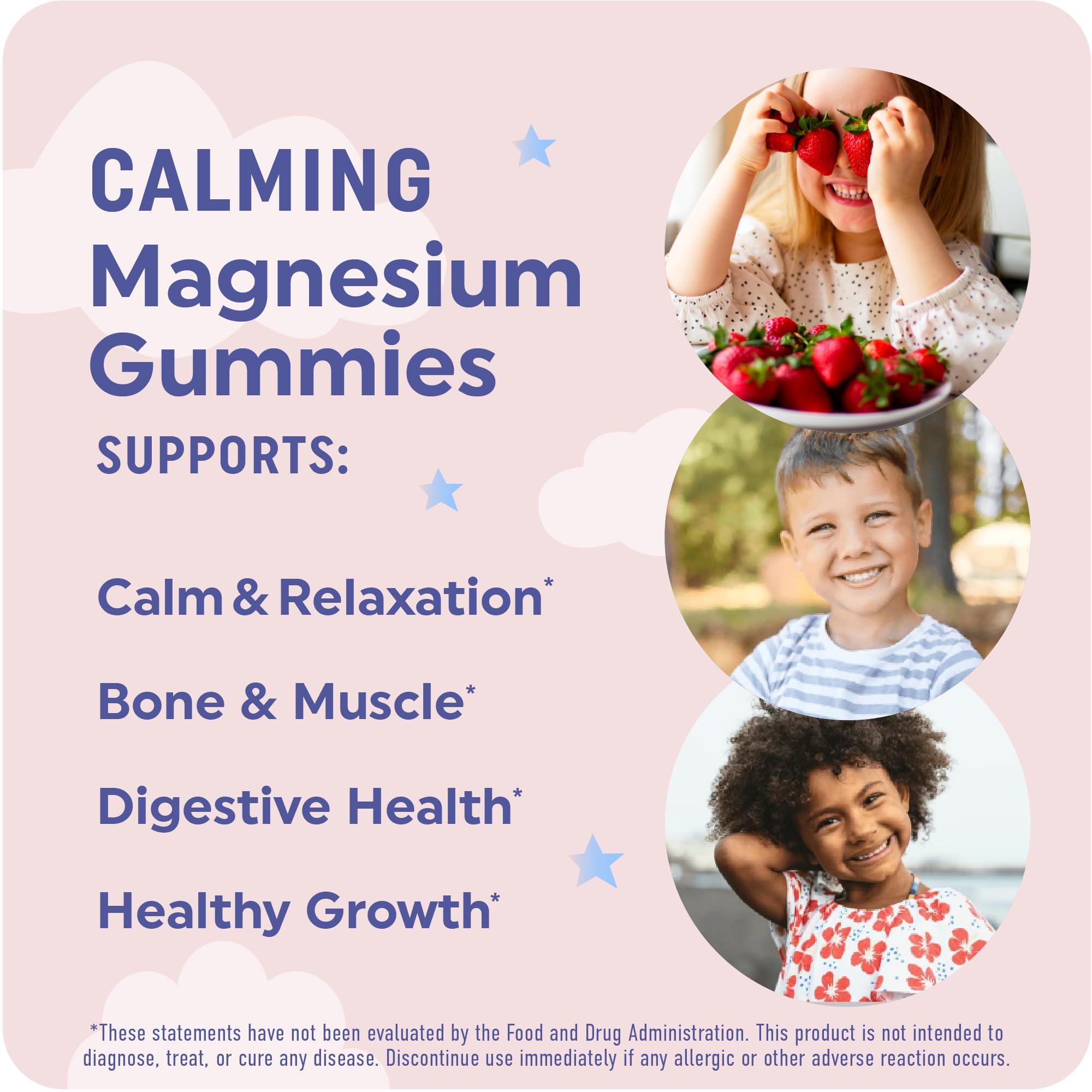 Gommes MAV NUTRITION Magnésium Enfants 100 mg – avantage potentiel pour le calme.