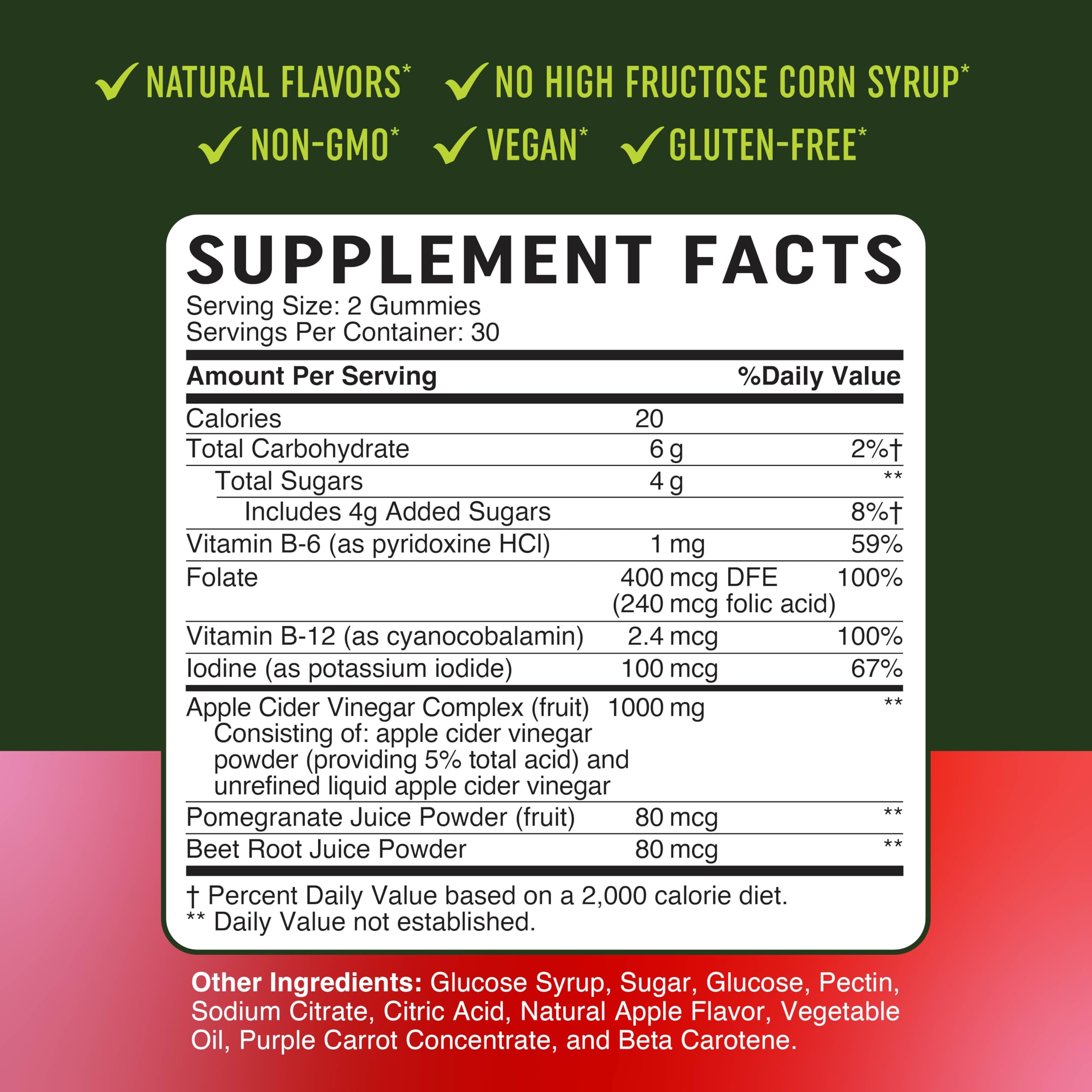 Gommes MAV NUTRITION véganes sans gluten et sans sirop de fructose