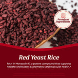 Capsules MAV Nutrition Monacoline-K Levure Rouge CoQ10 Omega3 pour l’équilibre du cholestérol.