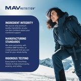 MAV NUTRITION non-OGM et source durable, respectueux de l’environnement.