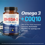 MAV NUTRITION Omega3 CoQ10 – boite métallique, présentation pratique pour la routine.