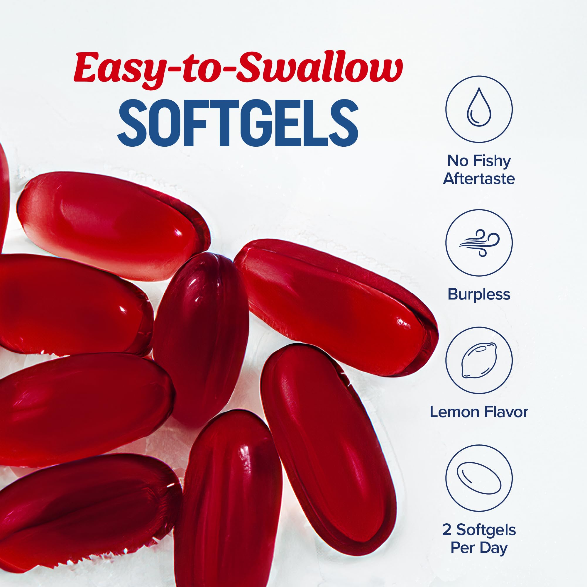 MAV NUTRITION Omega3 CoQ10 – composition et ingrédients clairement affichés.
