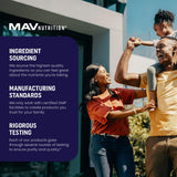 Tablettes MAV Nutrition Santé Cardiaque CoQ10 Omega3 et Levure Rouge.