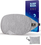 Masque yeux Mavogel en coton, vue avant, design ergonomique pour un ajustement confortable.