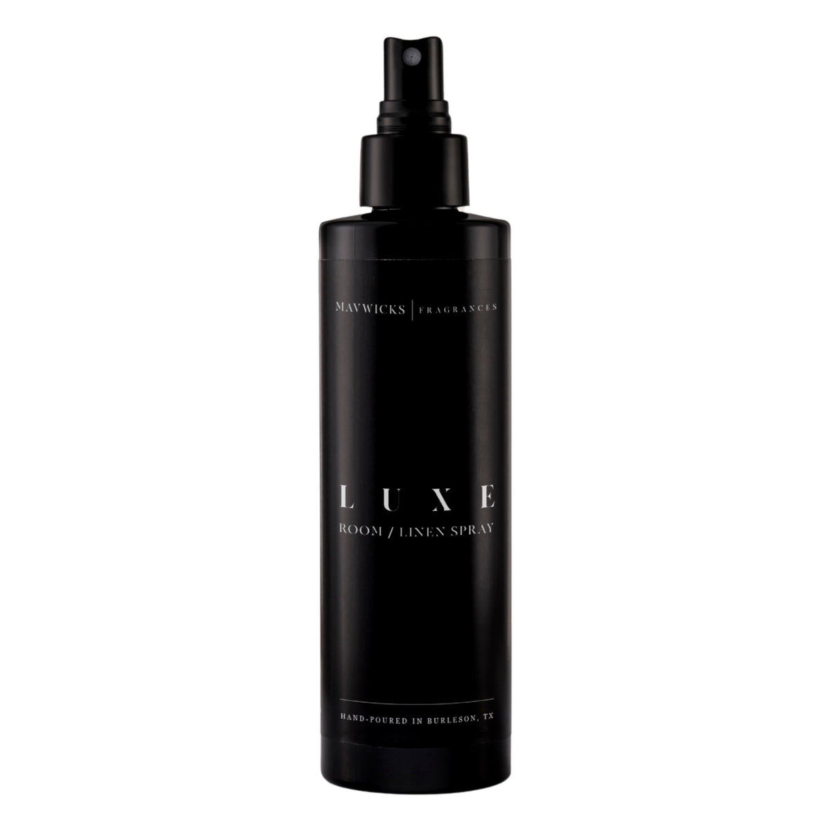 Mavwicks Luxe Brume Lin 8oz: rafraîchit textiles et lit avec une senteur délicate.