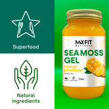 MAX FIT Gel mousse mer or usage cheveux pour nourrir et lisser
