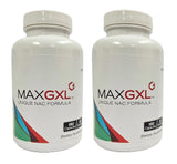 Max International Max GXL bouteille montrant le flacon et ses bénéfices potentiels.
