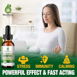 MaxHemp huile de chanvre premium – emballage éco-responsable et informations claires.