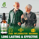 MaxHemp huile de chanvre premium – gouttes faciles à doser pour la routine quotidienne.