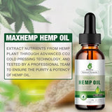 MaxHemp huile de chanvre premium – usage quotidien facilité et simplicité d'application.