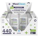 MAXI CLEAN peut aussi nettoyer les écrans de voiture et montres.