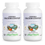 Maxi Health Calcium Complex bouchées vanille : texture douce et faciles à mâcher au quotidien.