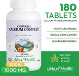 Maxi Health Calcium Complex enzymax-digestion : enzymes aidant l’assimilation des minéraux.